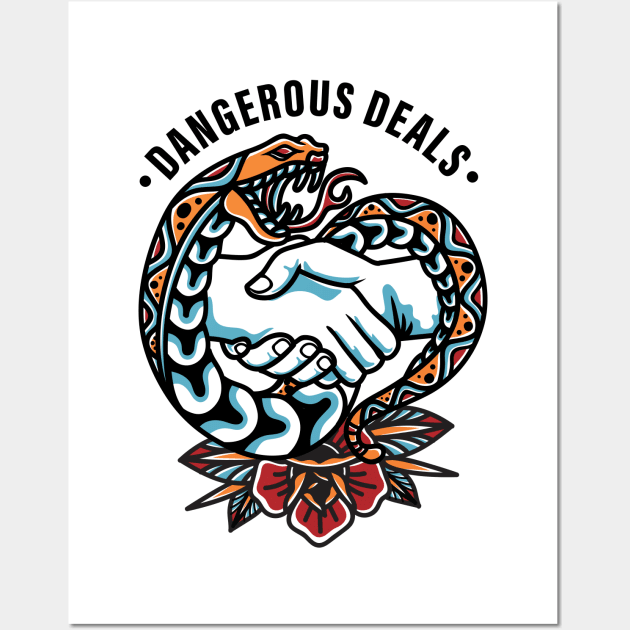 dangerous deals Wall Art by Krisamando